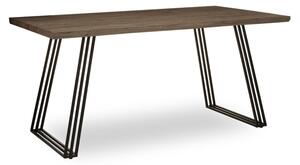 Adela Rectangular Wooden Dining Table In Light Brown