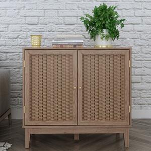 Burdon Wooden Sideboard With 2 Doors In Oak