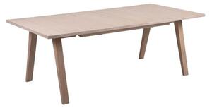 Alisto Wooden Extending Dining Table Rectangular In Oak White