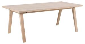 Alisto Wooden Dining Table Rectangular In Oak White