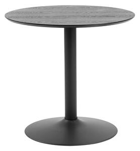 Ibika Wooden Coffee Table With Metal Base In Matt Black