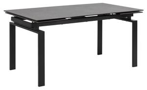 Hershey Ceramic Extending Dining Table Large In Black Fairbanks