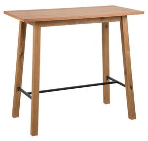 Colza Wooden Bar Table Rectangular In Wild Oak