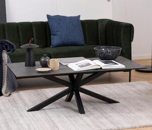 Hyeres Ceramic Dining Table With Matt Black Metal Legs