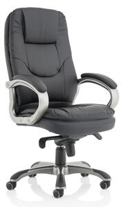 Oscar Faux Leather Executive Office Chair In Black