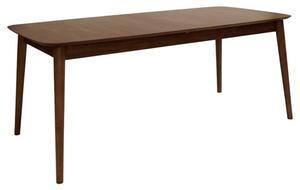 Malibu Extending Wooden Dining Table Rectangular In Walnut