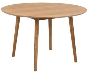 Nephi Wooden Dining Table Round In Oak