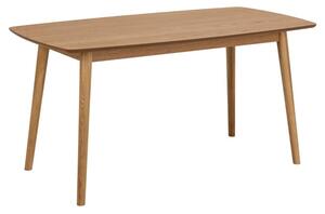 Nephi Wooden Dining Table Rectangular In Oak