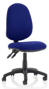 Eclipse II Fabric Office Chair In Stevia Blue No Arms