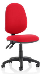 Eclipse II Fabric Office Chair In Bergamot Cherry No Arms