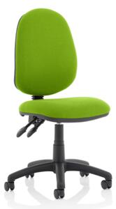 Eclipse II Fabric Office Chair In Myrrh Green No Arms