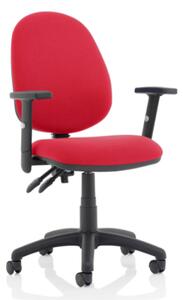 Eclipse II Office Chair In Bergamot Cherry With Adjustable Arms