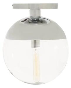 Rocklin Clear Glass Shade Ceiling Light In Chrome