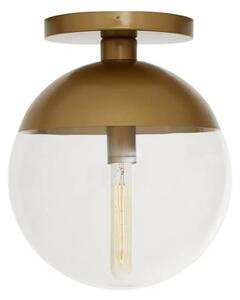 Rocklin Clear Glass Shade Ceiling Light In Gold