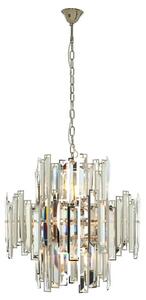 Kodak Small Clear Crystal Chandelier Ceiling Light In Silver