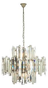 Kodak Large Clear Crystal Chandelier Ceiling Light In Silver