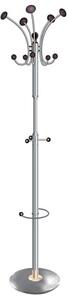 Yucaipa Metal Revolving Office Coat Stand In Chrome