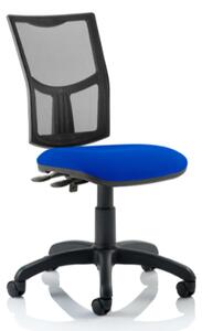 Eclipse Blue Mesh Back Office Chair With No Arms