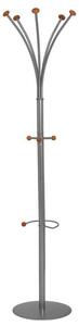 Yucaipa Metal Office Coat Stand In Silver