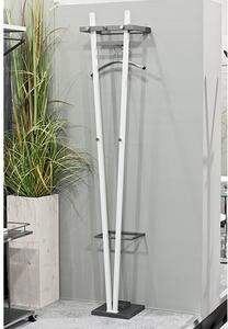 Mcdowell Metal Coat Stand With Umbrella Stand In White