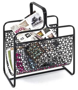 Thornville Metal Magazine Rack In Black