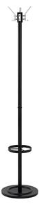 Salinas Metal Coat Stand With Umbrella Stand In Black