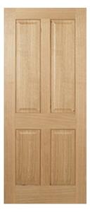 Regent 4 Panels 1981mm x 457mm Internal Door In Oak