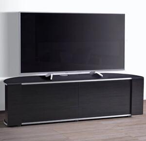 Sanja Ultra Large Corner High Gloss TV Stand With Doors In Black