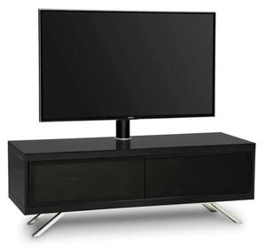 Tavin Ultra High Gloss TV Stand With 2 Compartments In Black