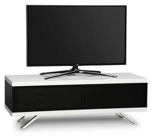 Tavin High Gloss TV Stand With 2 Storage Compartments In White