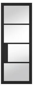 Chelsea Clear Glazed 1981mm x 686mm Internal Door In Black