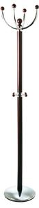 Kitchener Metal Coat Stand In Tobacco And Chrome