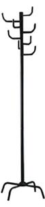 Kitchener Metal Coat Stand In Black