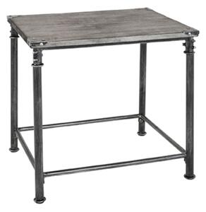 Cuyahoga Large Wooden Side Table In Grey Limed