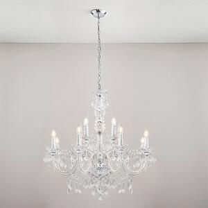 Clarence 12 Lights Ceiling Pendant Light In Polished Chrome