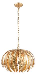 Delphine 3 Lights Ceiling Pendant Light In Gold