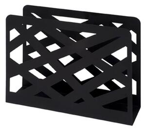 Mannheim Metal Magazine Rack In Black