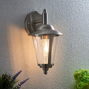 Klien Clear Glass Shade Downlight Wall Light In Polished