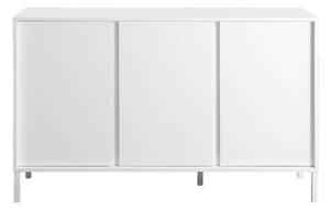 Sheffield High Gloss 3 Doors Sideboard In White