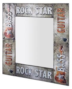 Carefree Metal Wall Mirror In Rockstar Vintage Look