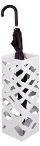 Cibecue Metal Criss Cross Style Umbrella Stand In White