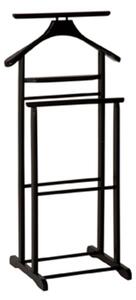 Clarkdale Wooden Valet Stand In Black