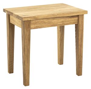 Eloy Small Wooden Side Table In Royal Oak