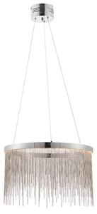 Zelma LED Pendant Light In Polished Chrome And Silver