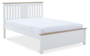 Chester Wooden Double Bed In White