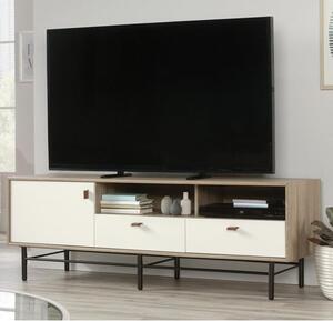 Acapulco Wooden TV Stand With 1 Door 2 Drawers In Oak And White