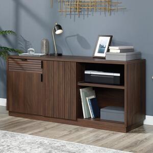 Elkton Wooden Laptop Desk With 1 Drawer In Spiced Mahogany