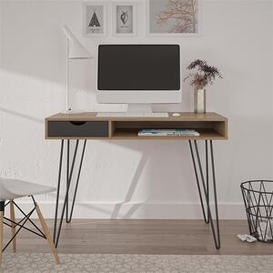 Catoosa Wooden Laptop Desk With 1 Drawer In Natural