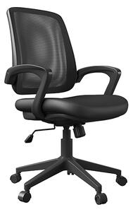 Matfen Fabric Home And Office Chair In Black