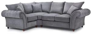 Winston Fabric Corner Sofa Left Hand In Grey